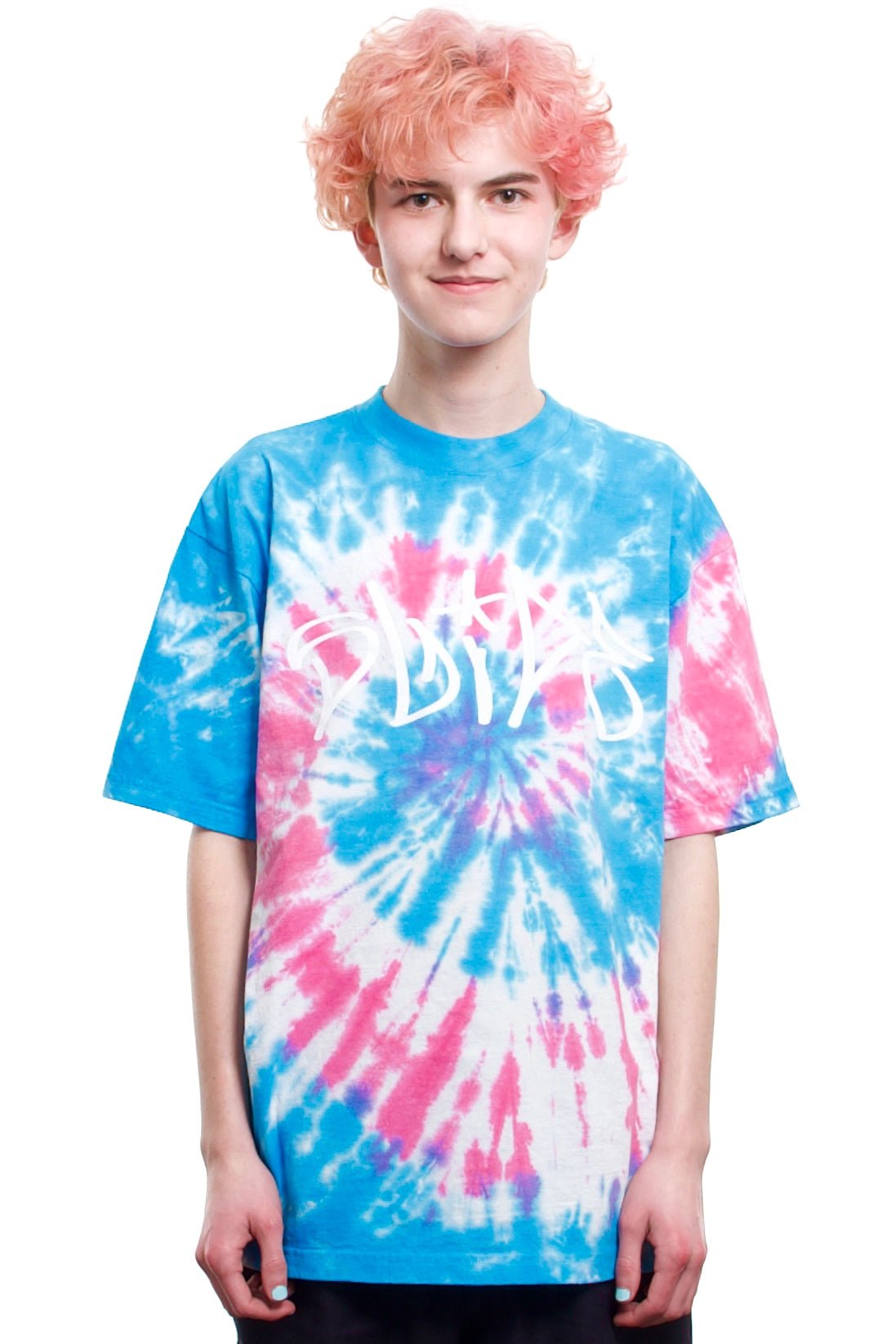 George Clanton - Slide Tee - Trix Yogurt Tie Dye - 100% Electronica Official Store (Photo 1)