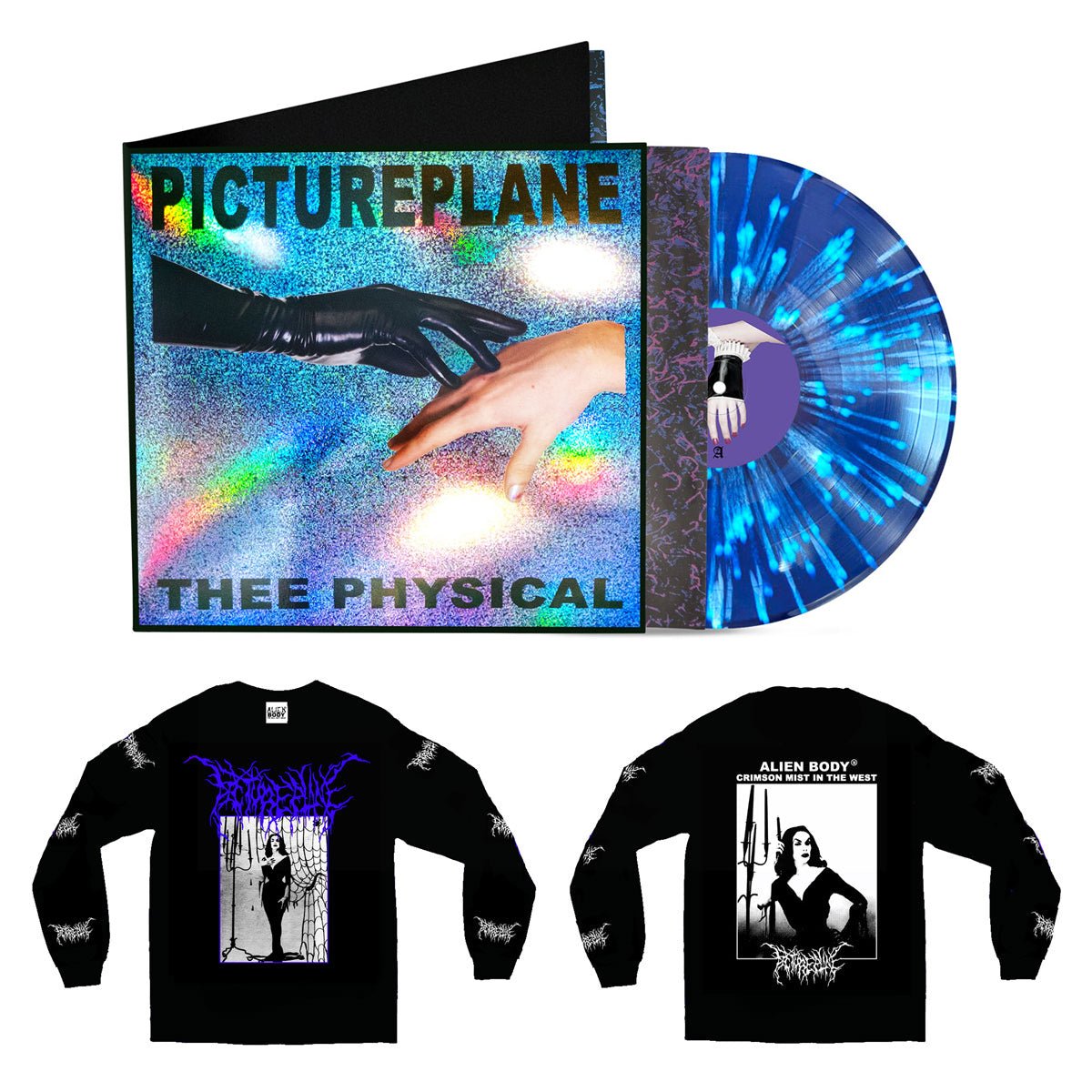 PICTUREPLANE - THEE PHYSICAL LP + T-Shirt Bundle - 100% Electronica Official Store (Photo 1)