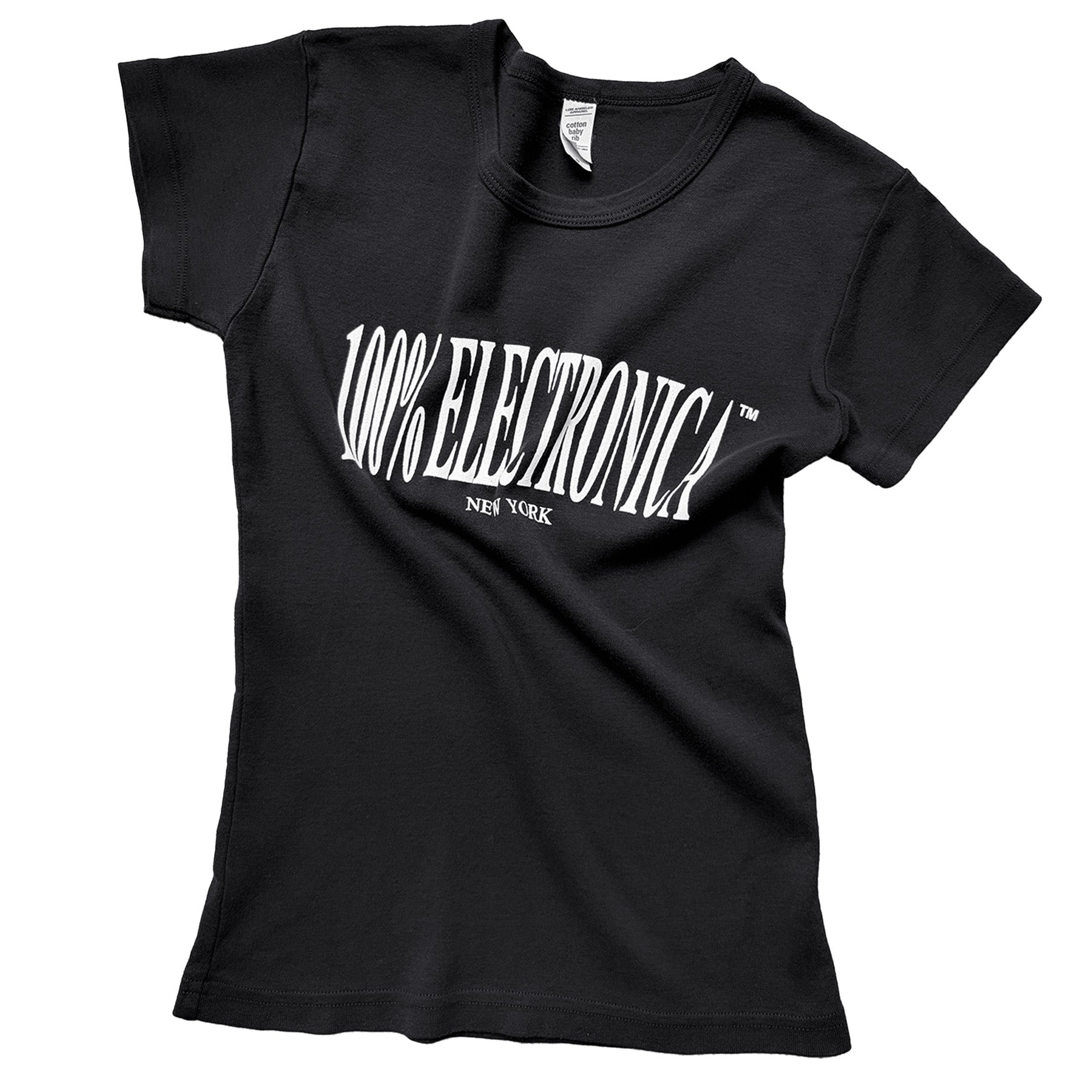 100% Electronica Logo Girl T-Shirt
