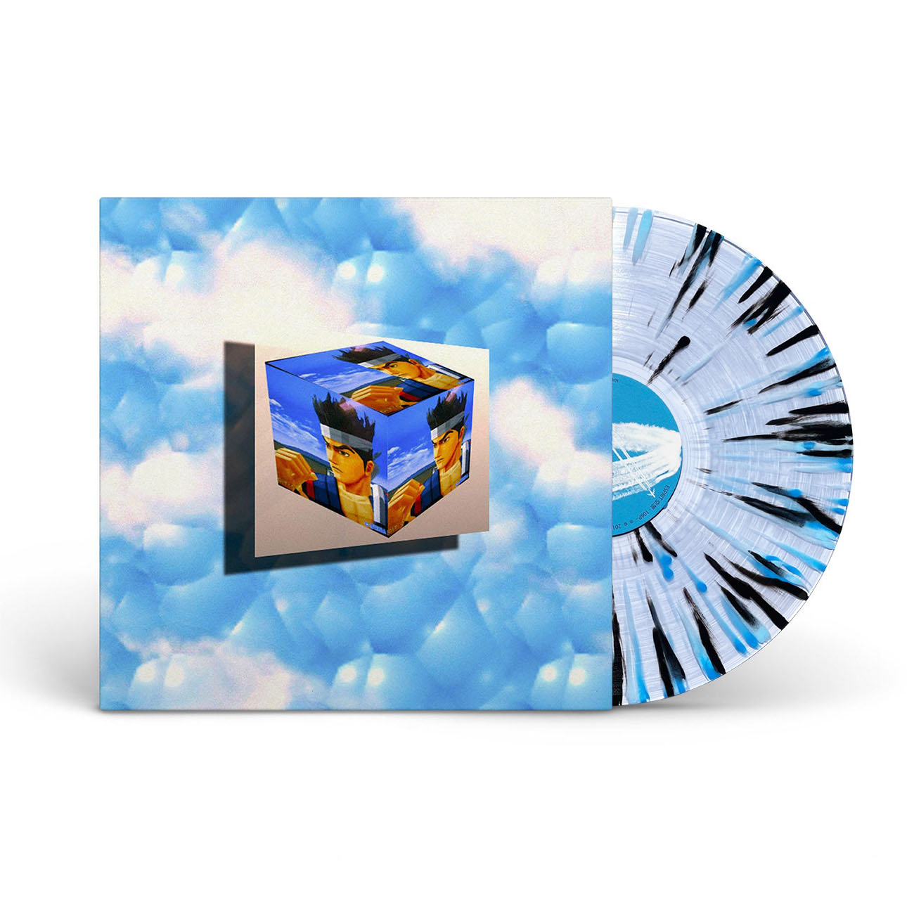 virtua.zip LP (Blue Black Splatter)