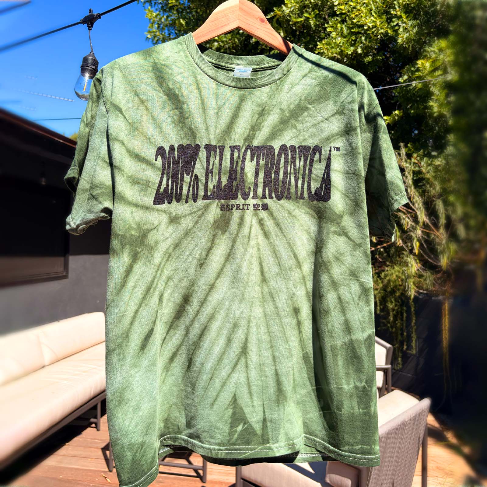 200% Electronica Tie Dye T-Shirt