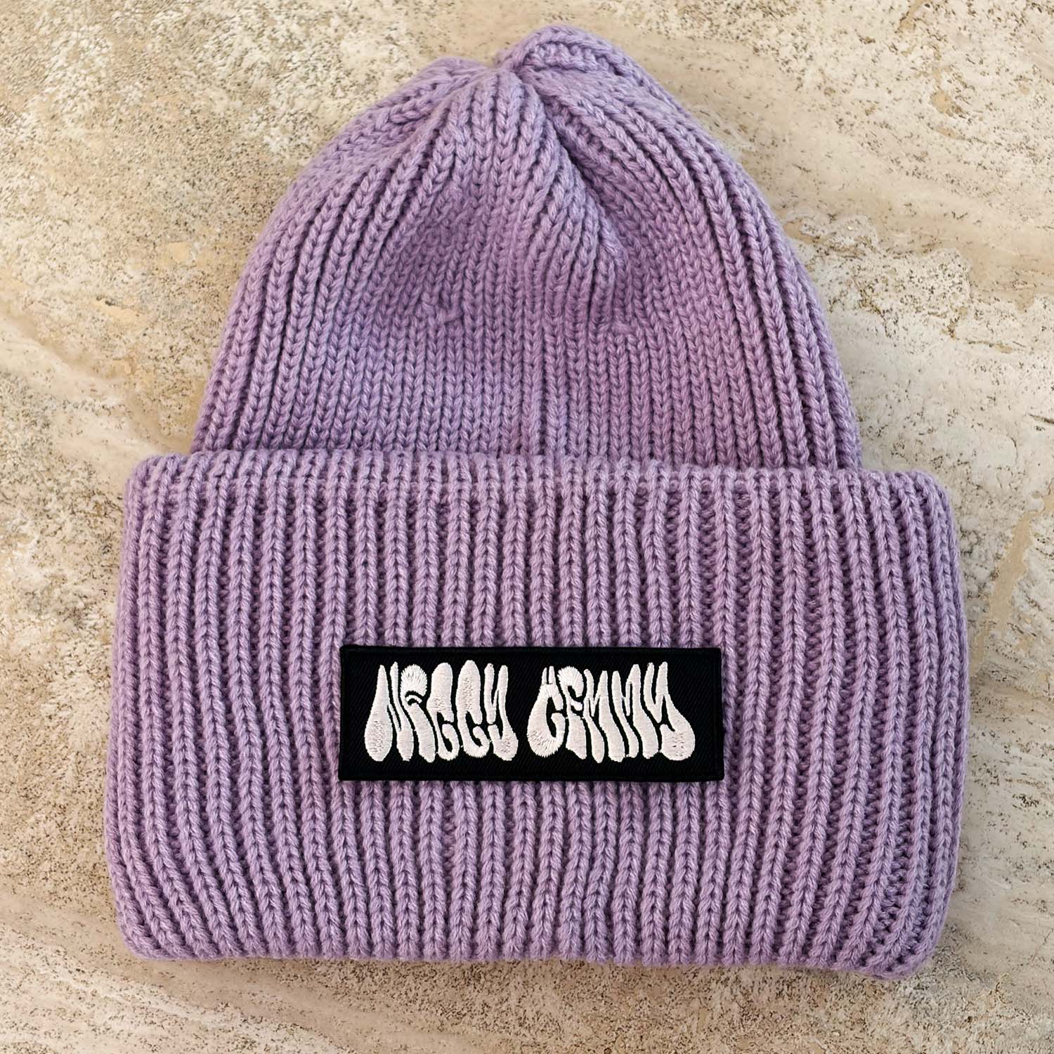 Neggy Gemmy Logo BIG Beanie [Lavender]