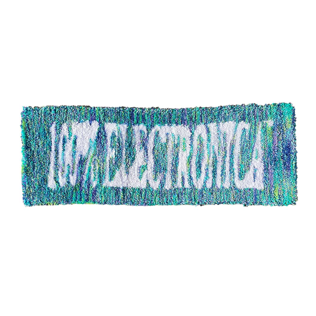 "Sully and Mike Type Beat" 100% Electronica Logo Rug by Adam Kane