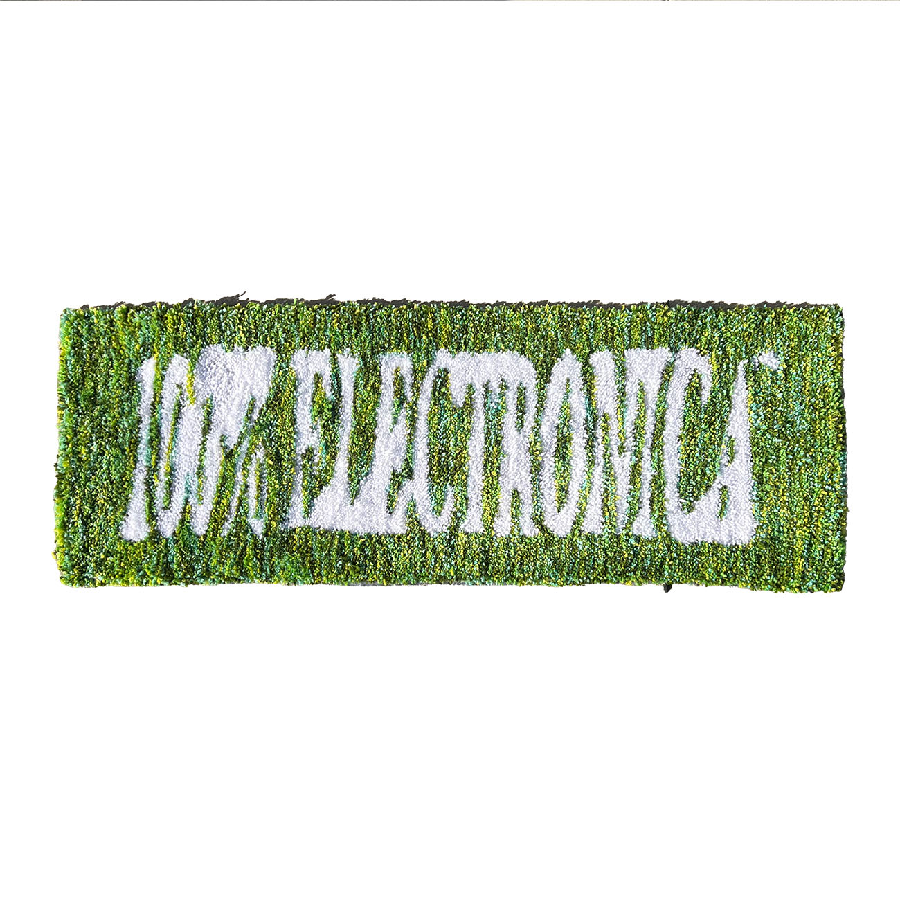 "Minecraft Grass" 100% Electronica Logo Rug by Adam Kane