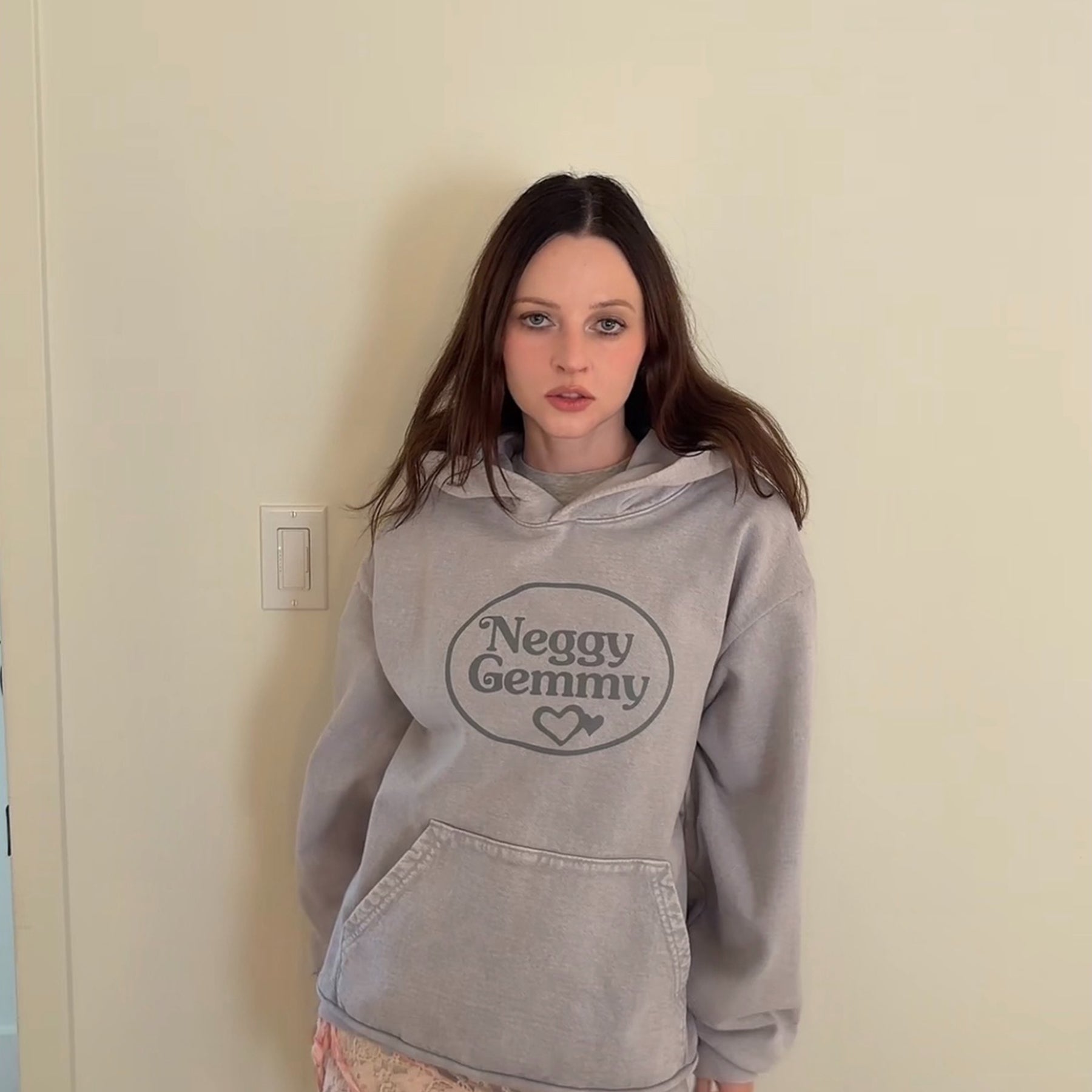 Neggy Gemmy Heart Logo Hoodie