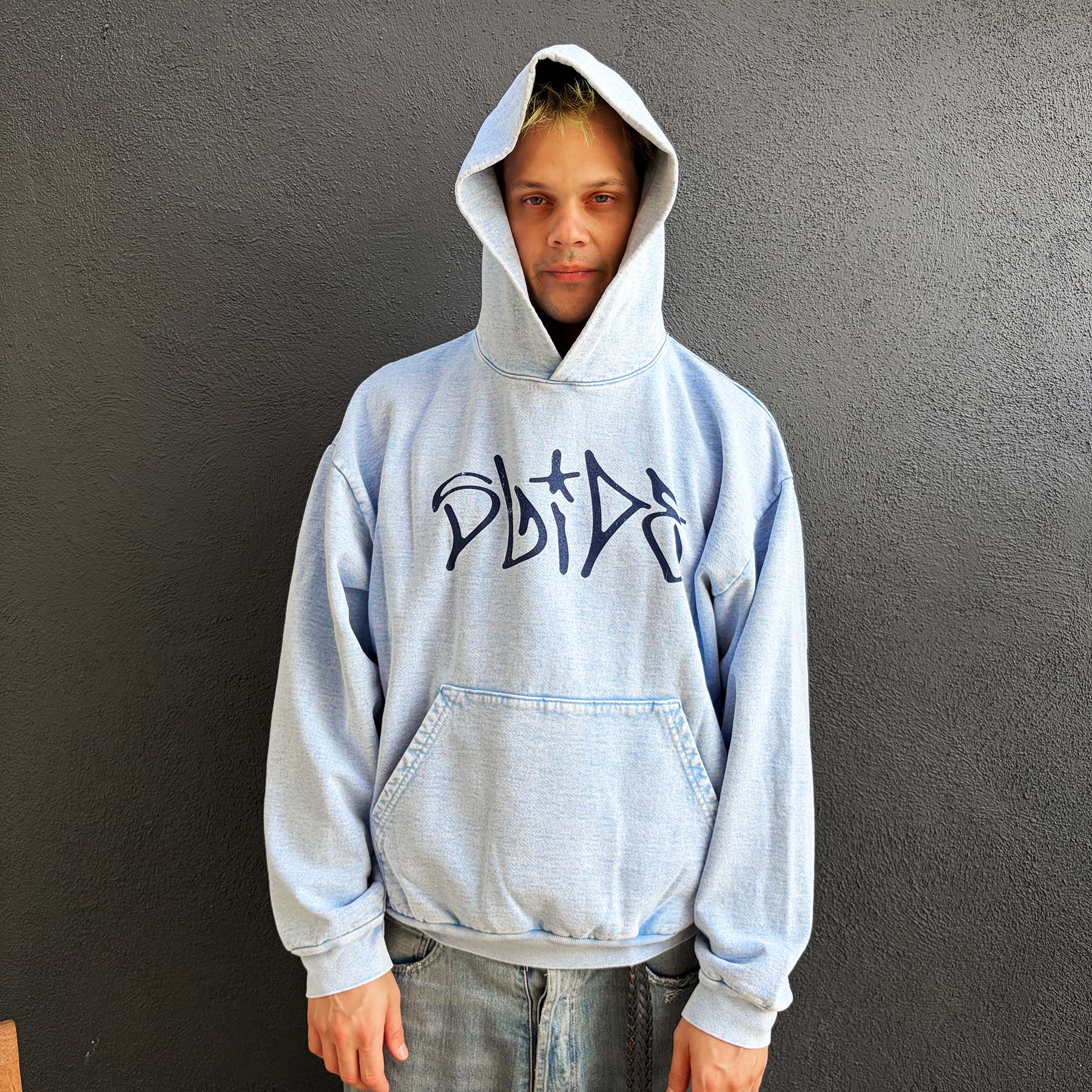 "Slide" Mineral Wash Hoodie