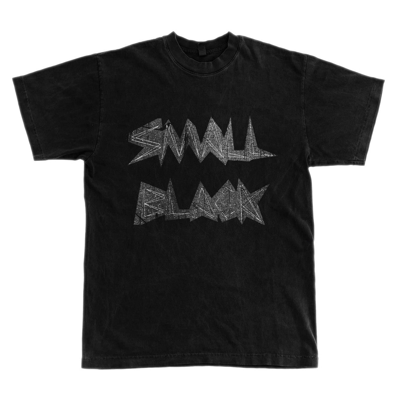 "Small Black" Distressed Logo T-Shirt