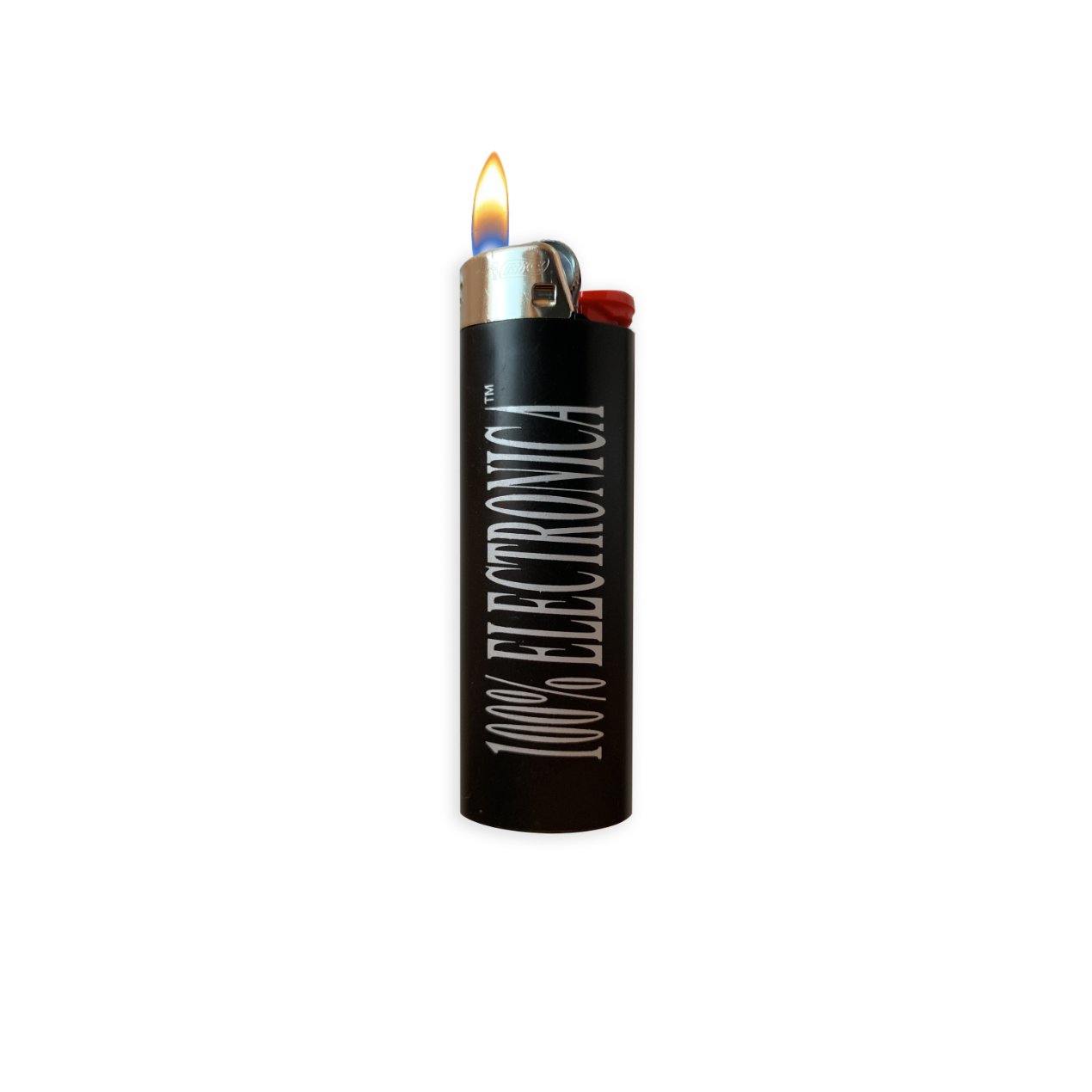 100% Electronica - 100% Electronica Logo Bic™ Lighter - 100% Electronica Official Store (Photo 2)