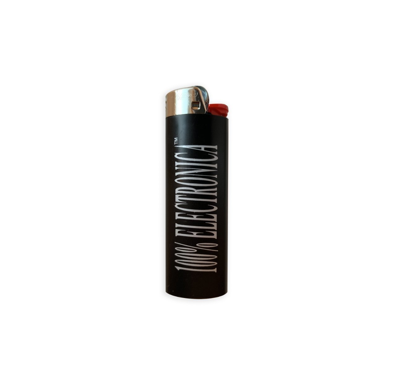 100% Electronica - 100% Electronica Logo Bic™ Lighter - 100% Electronica Official Store (Photo 1)
