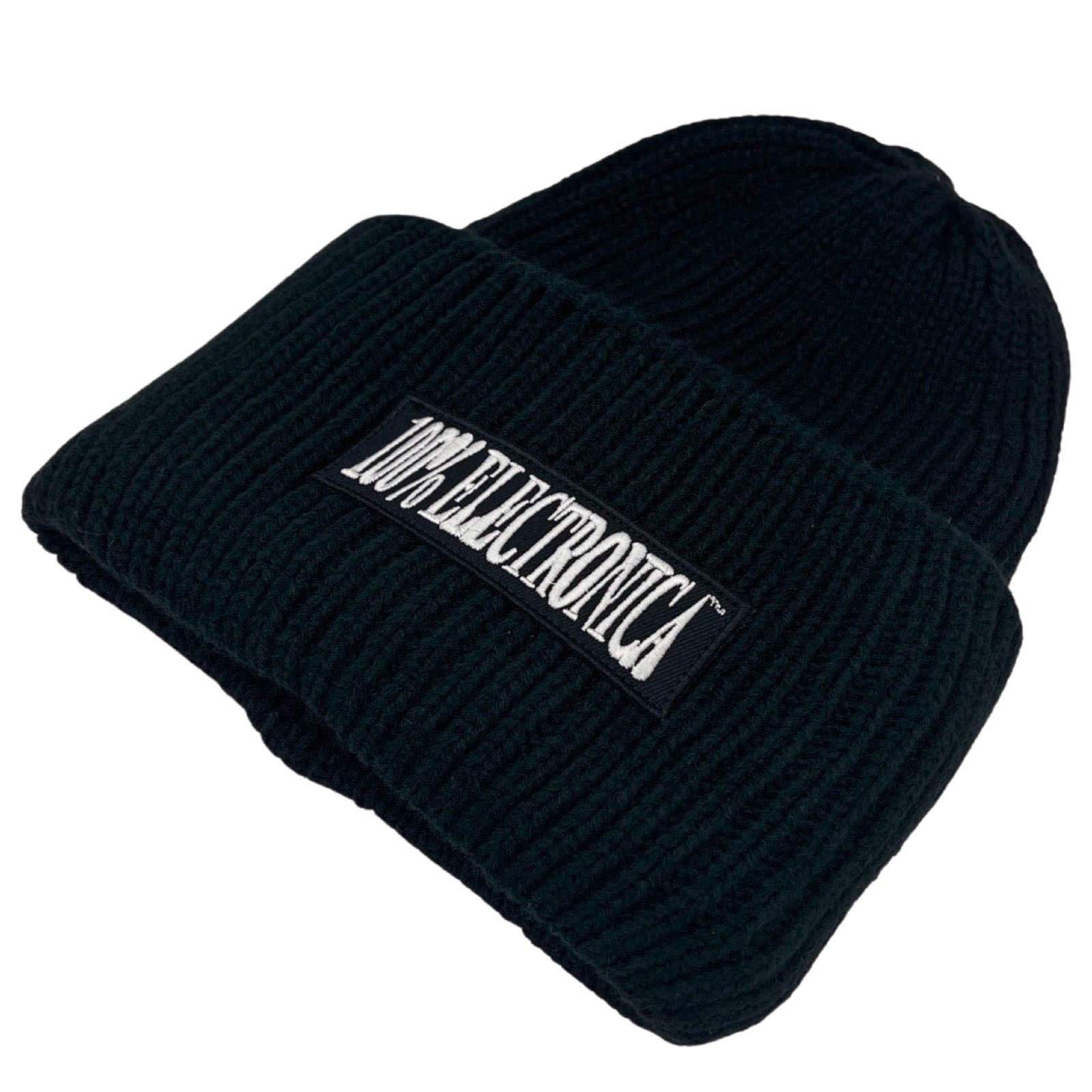 100% Electronica - Logo BIG Beanie (Black) - 100% Electronica Official Store (Photo 4)