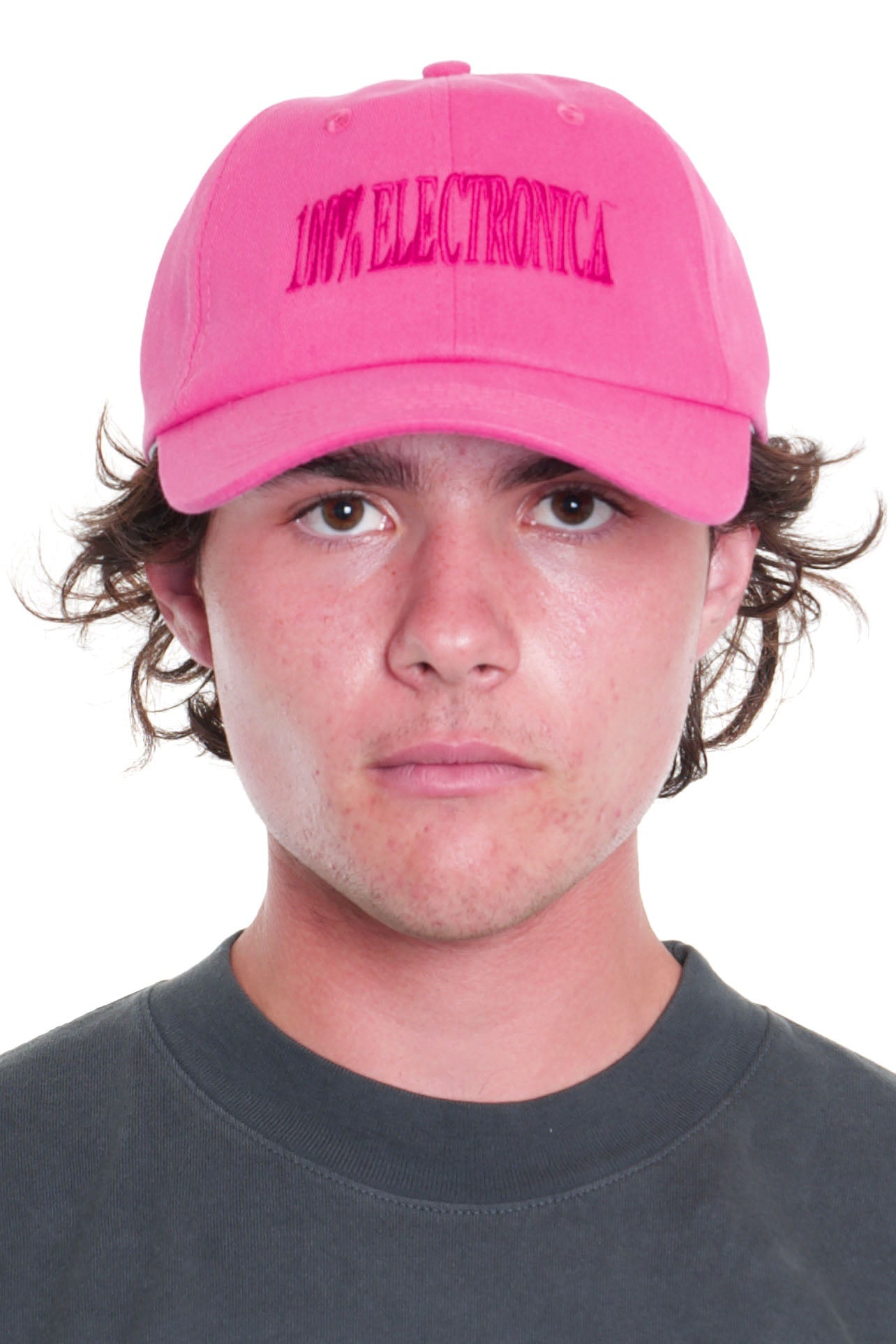 100% Electronica - Melt Logo Cap (Pink) - 100% Electronica Official Store (Photo 3)