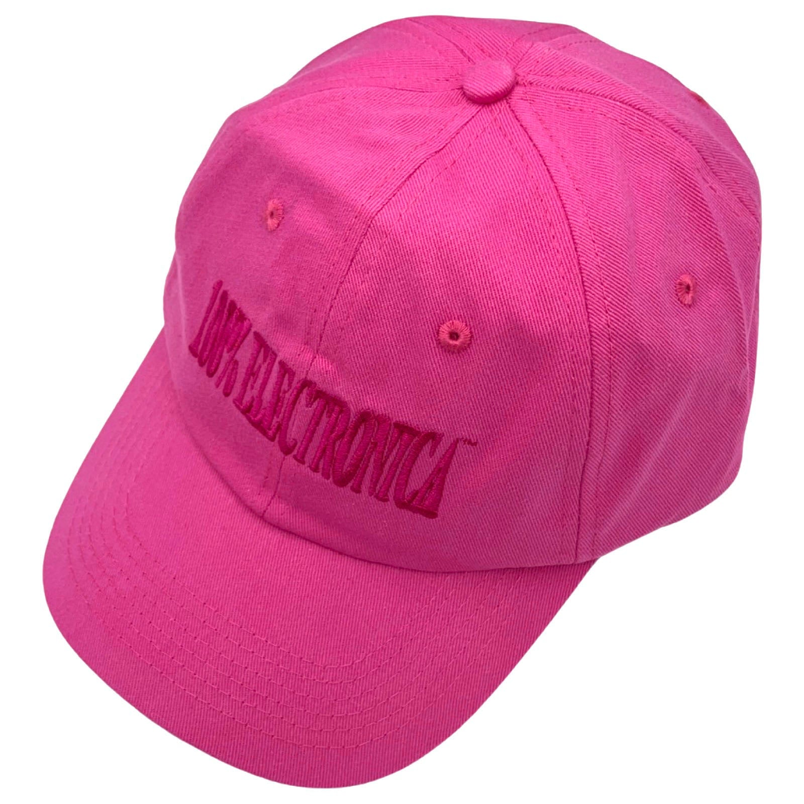 100% Electronica - Melt Logo Cap (Pink) - 100% Electronica Official Store (Photo 1)
