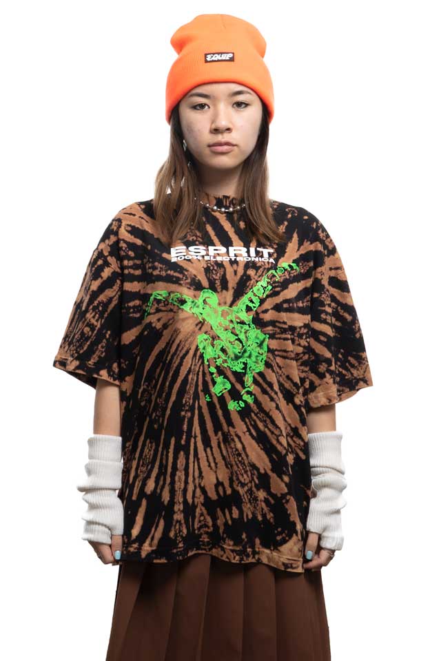 ESPRIT空想 Jumpman Tee - Bleach Dye - FW21/22 - 100% Electronica