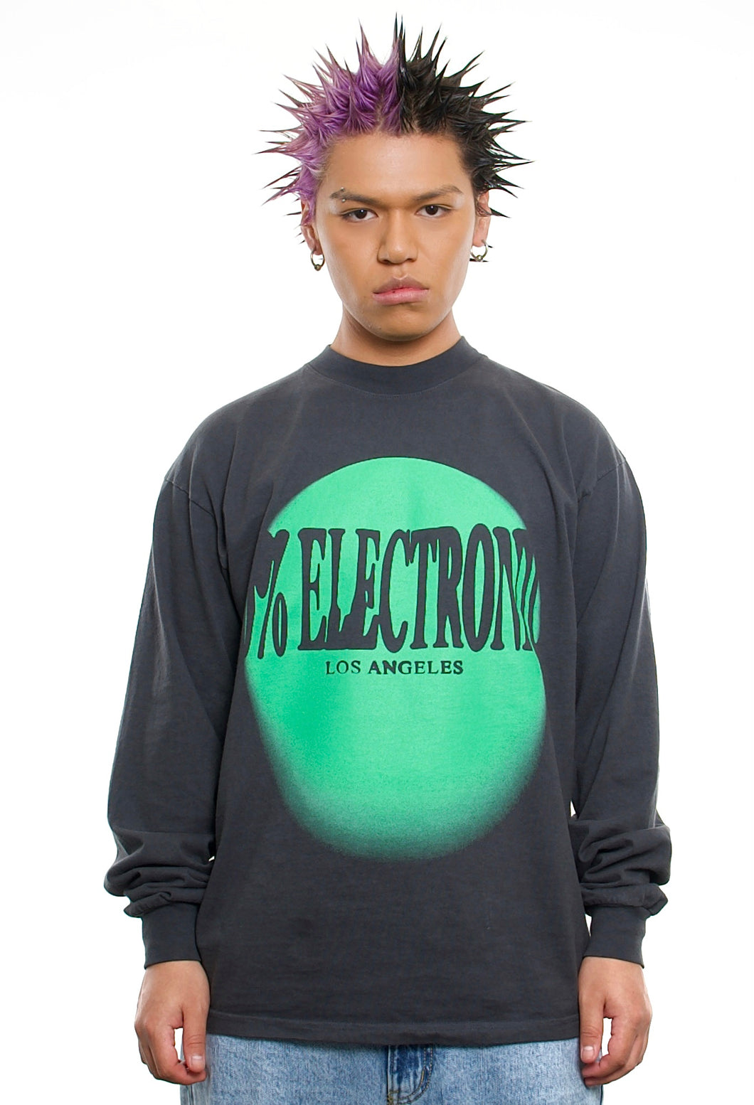 100% Electronica - Spotlight Tee - Black - SS22 - 100% Electronica