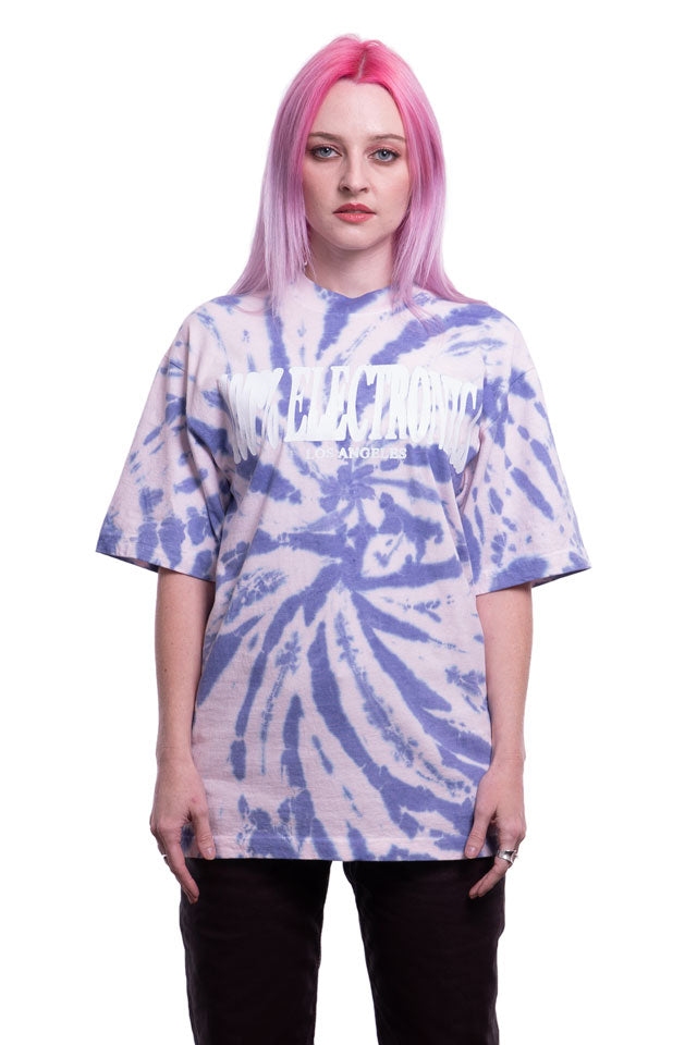 100% Electronica - Melt Logo Tee - Purple - FW21/22 - 100% Electronica