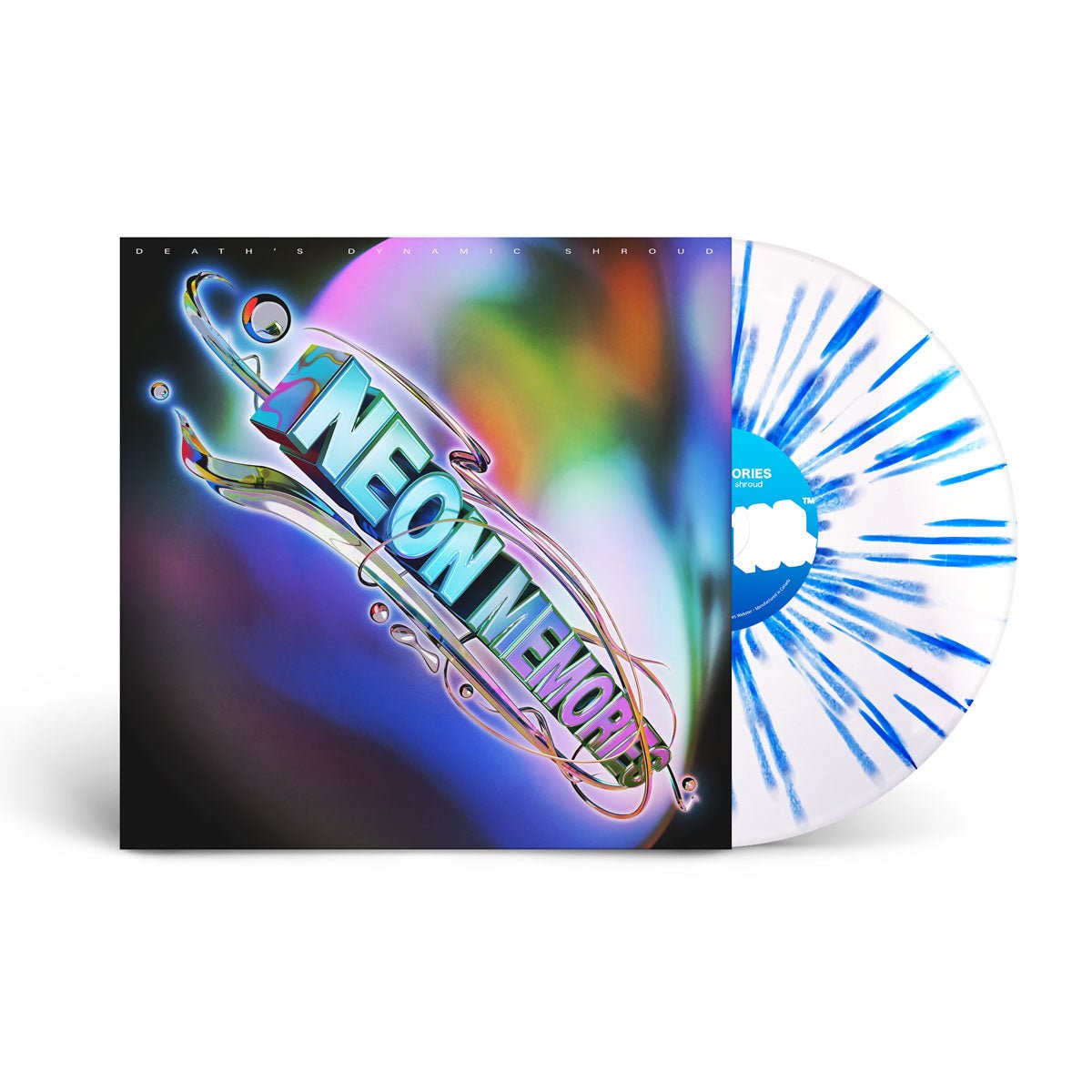 death's dynamic shroud - Neon Memories (NUWRLD Blue Splatter) - 100% Electronica Official Store (Photo 1)
