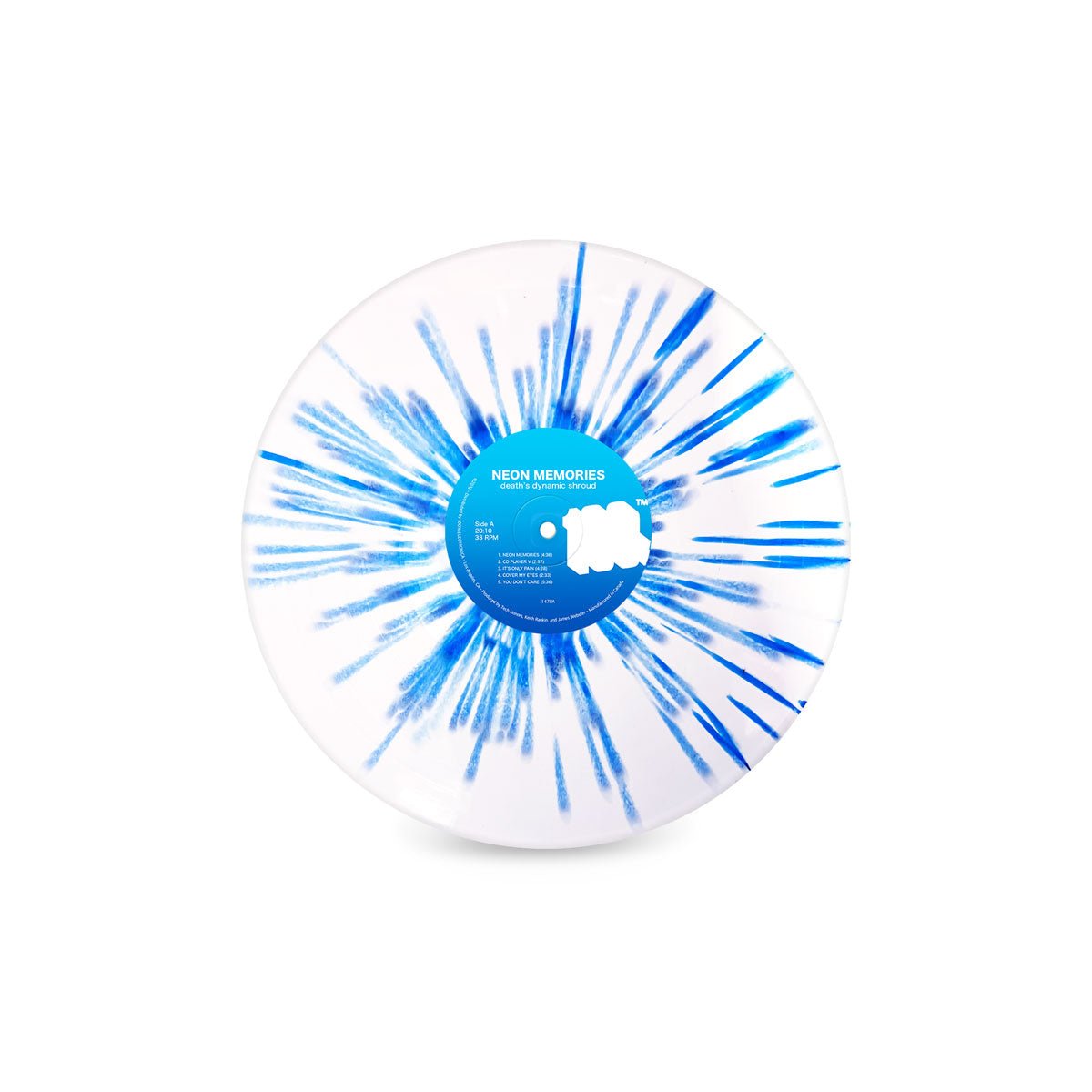 death's dynamic shroud - Neon Memories (NUWRLD Blue Splatter) - 100% Electronica Official Store (Photo 2)