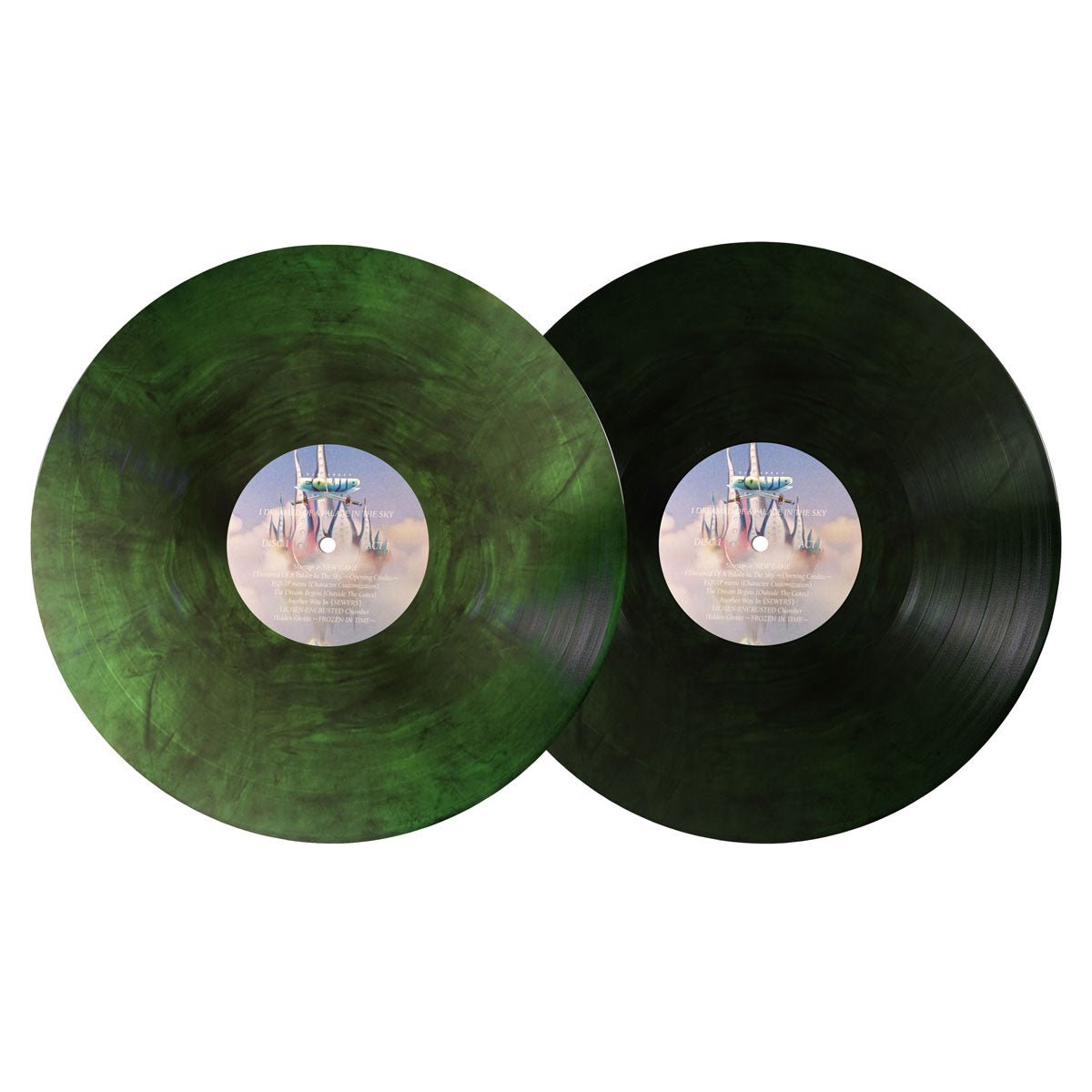 Equip - I Dreamed Of A Palace In The Sky 2xLP (Green + Black Olive Galaxy) - 100% Electronica Official Store (Photo 2)