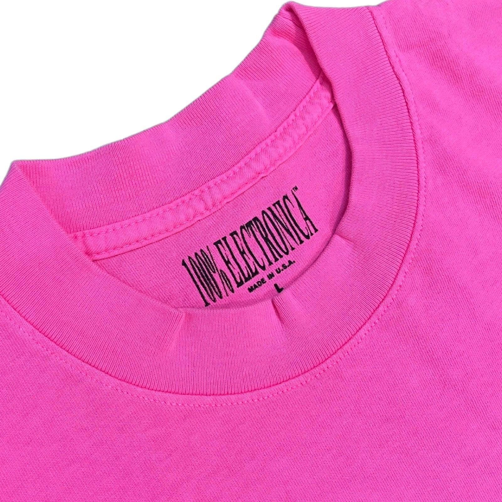 ESPRIT 空想 - Girls Only T-Shirt - Hot Pink - 100% Electronica Official Store (Photo 3)