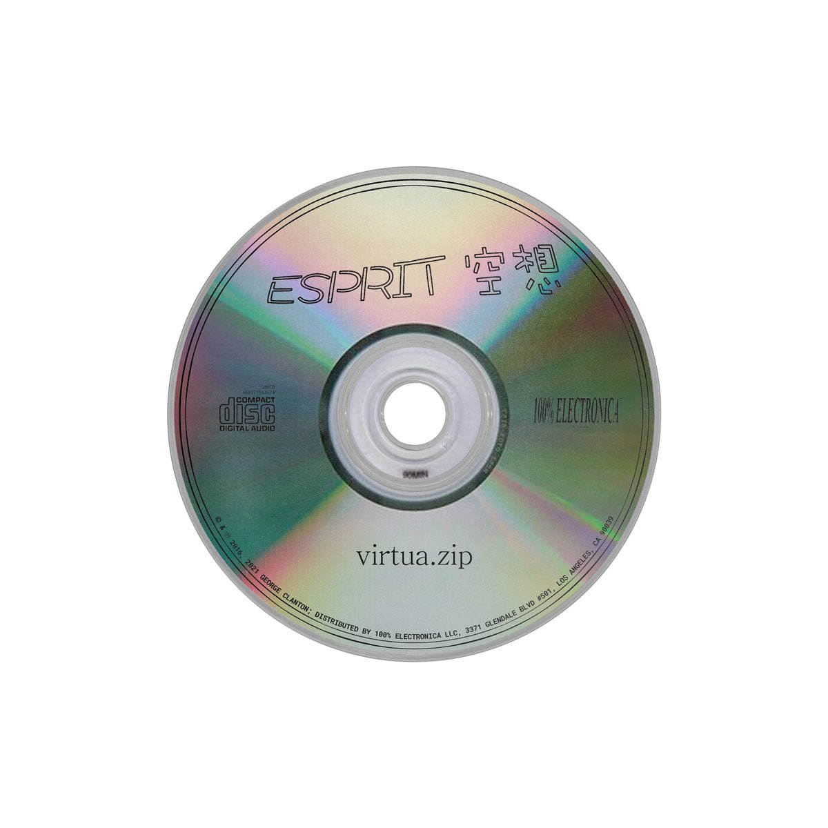 ESPRIT 空想 - virtua.zip CD - 100% Electronica Official Store (Photo 2)