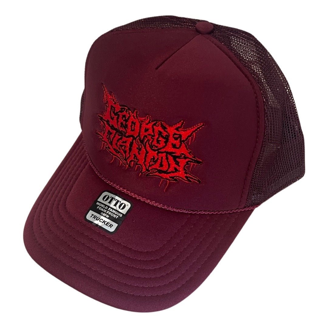 George Clanton - Death Metal Trucker Cap - 100% Electronica Official Store (Photo 1)