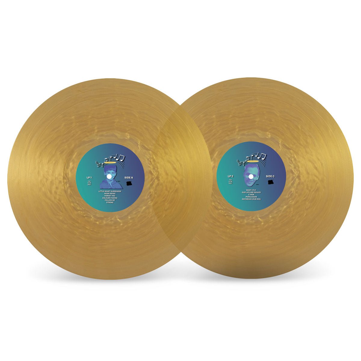 George Clanton Fan Club - Secret Selections Volume 1 Double LP (Gold Fan Club Exclusive) - 100% Electronica Official Store (Photo 2)