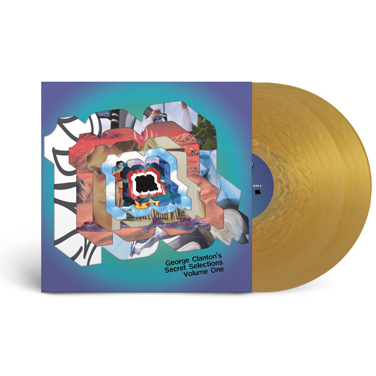 George Clanton Fan Club - Secret Selections Volume 1 Double LP (Gold Fan Club Exclusive) - 100% Electronica Official Store (Photo 1)