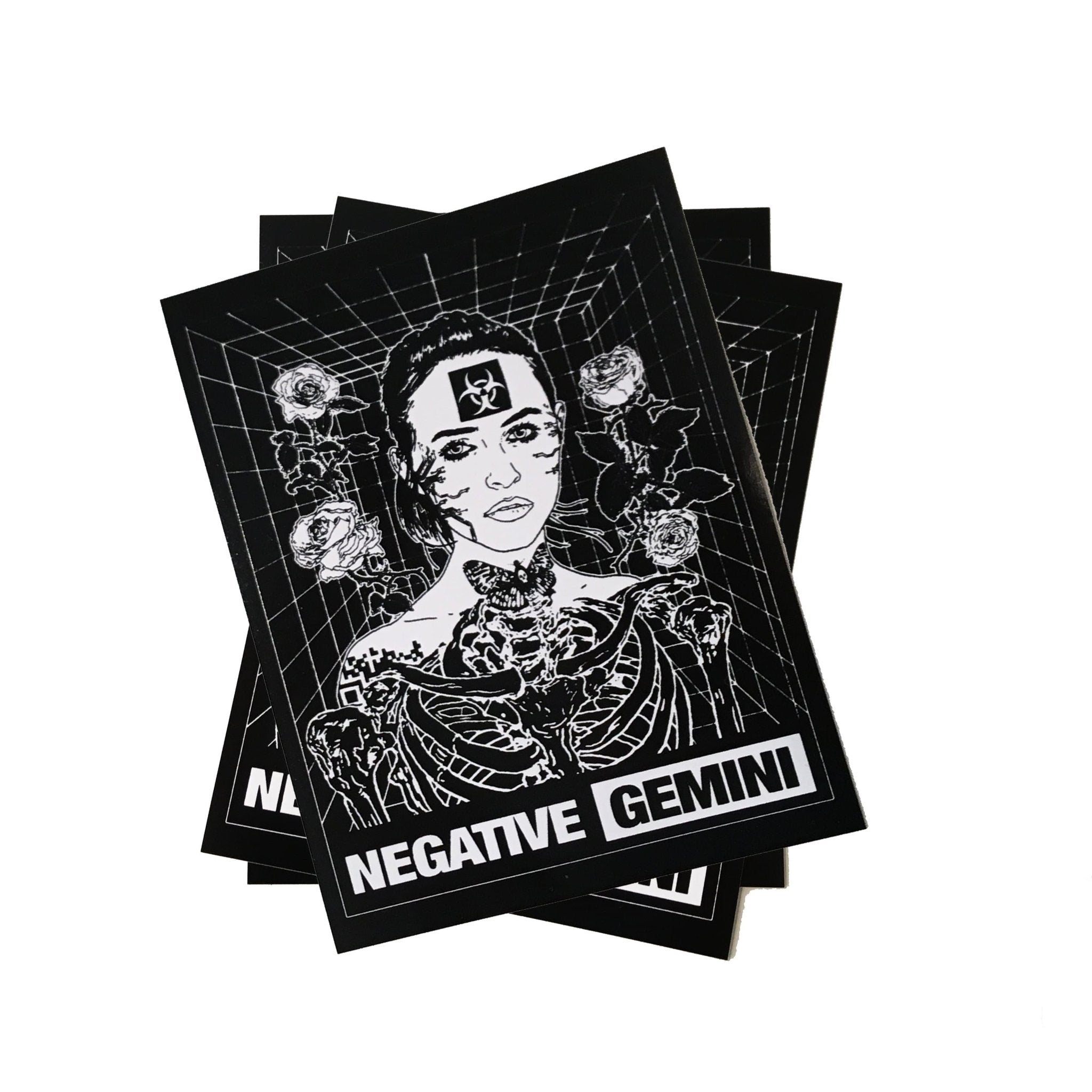 Neggy Gemmy - Grid Sticker - 100% Electronica Official Store (Photo 2)