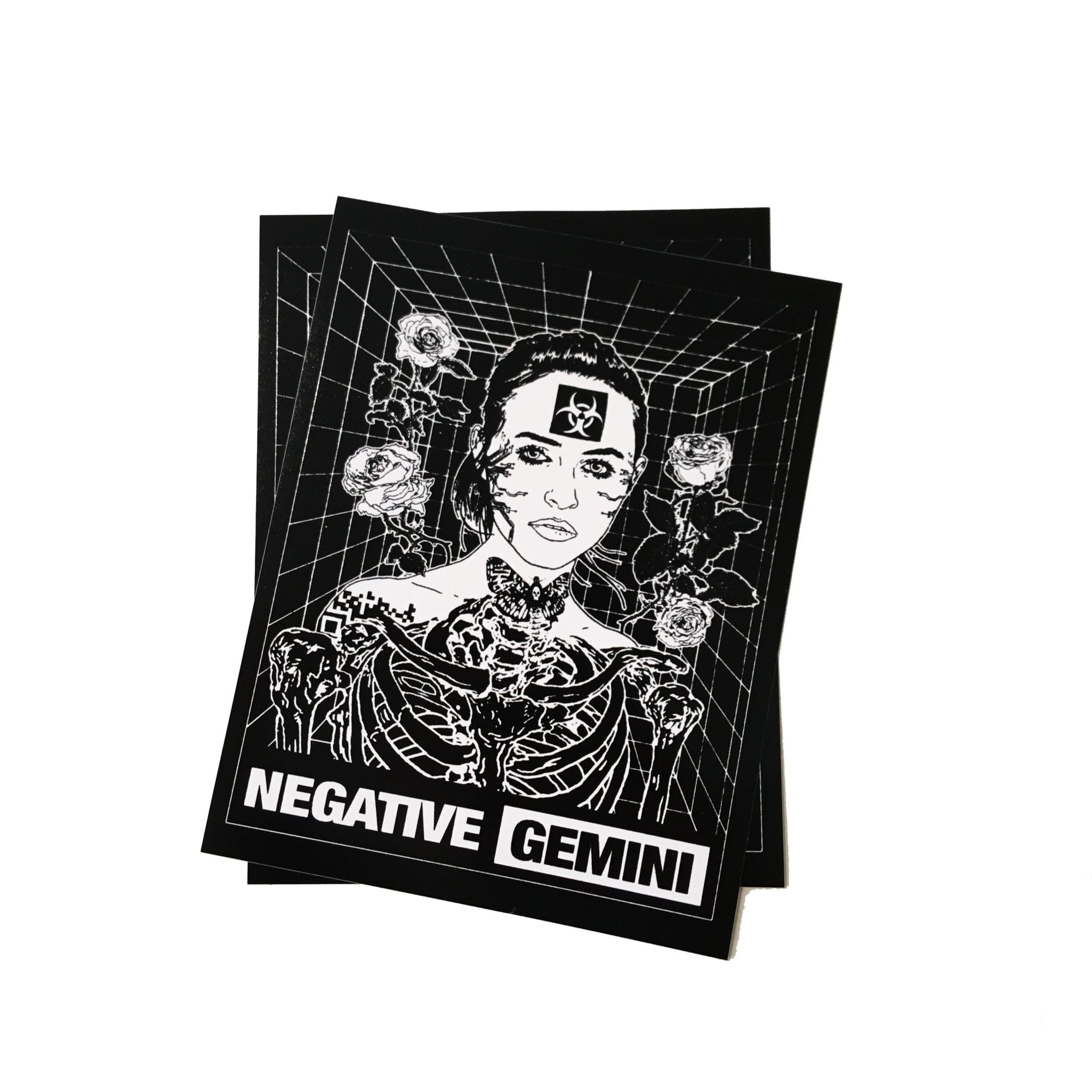Neggy Gemmy - Grid Sticker - 100% Electronica Official Store (Photo 1)