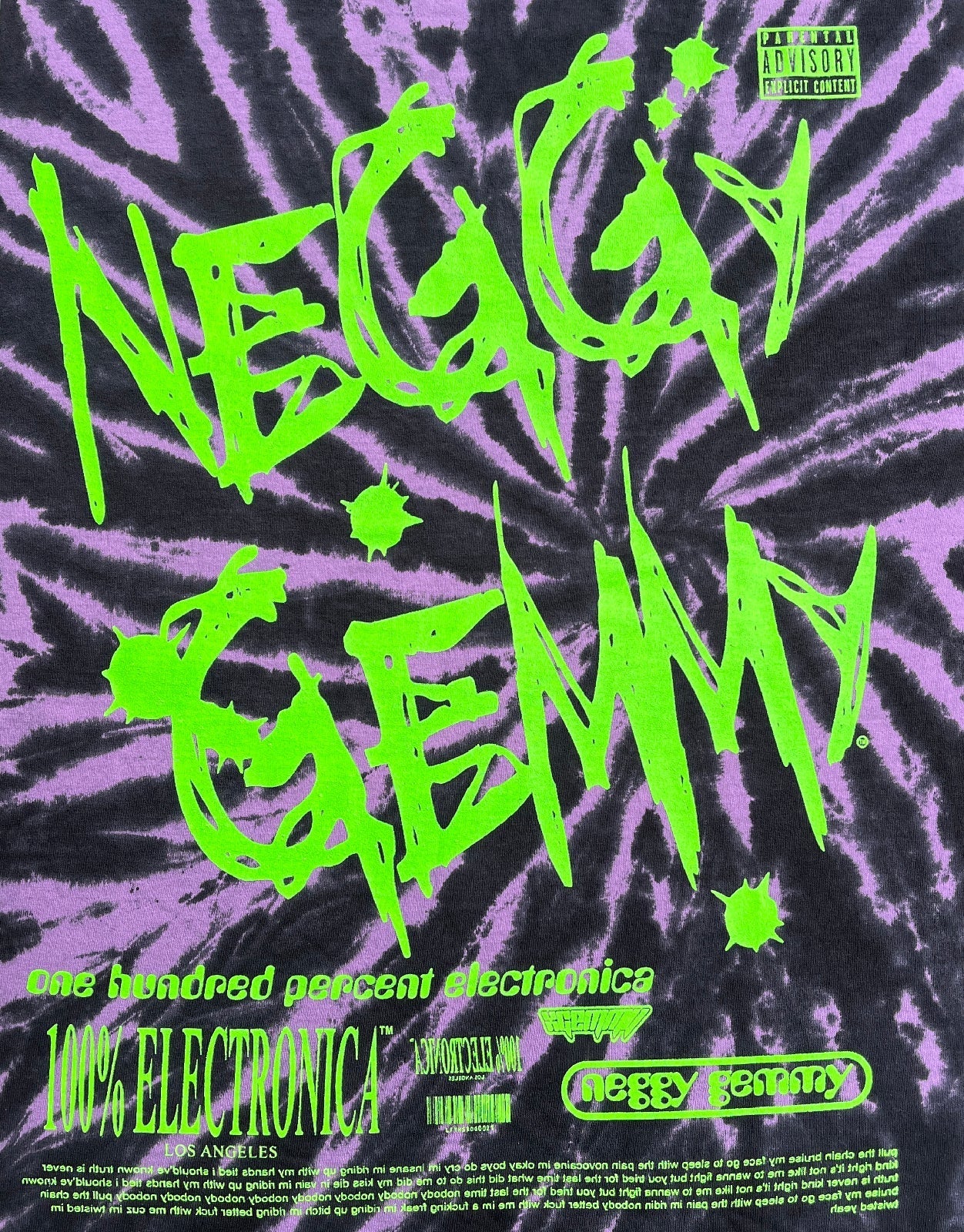 Neggy Gemmy - Twisted Bear T-Shirt - 100% Electronica Official Store (Photo 4)