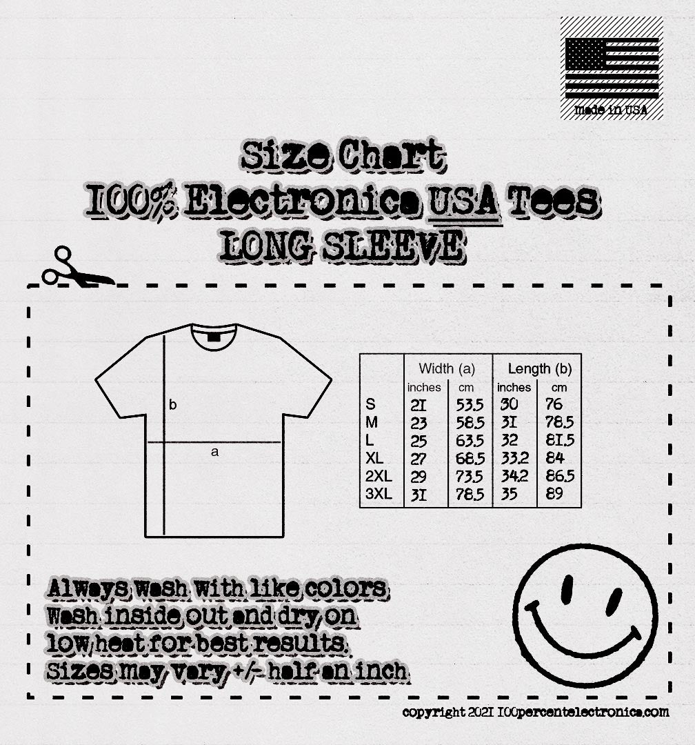 Size chart Kids T-Shirts, CM - INCH