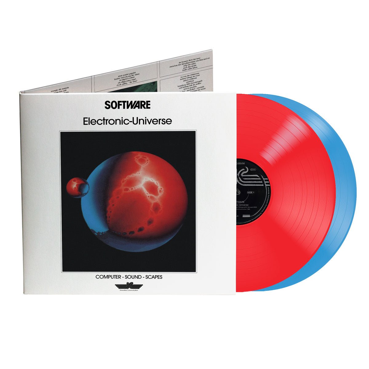 Software - Electronic-Universe (Part I) 2xLP (Neon Coral+Blue) - 100% Electronica Official Store (Photo 1)
