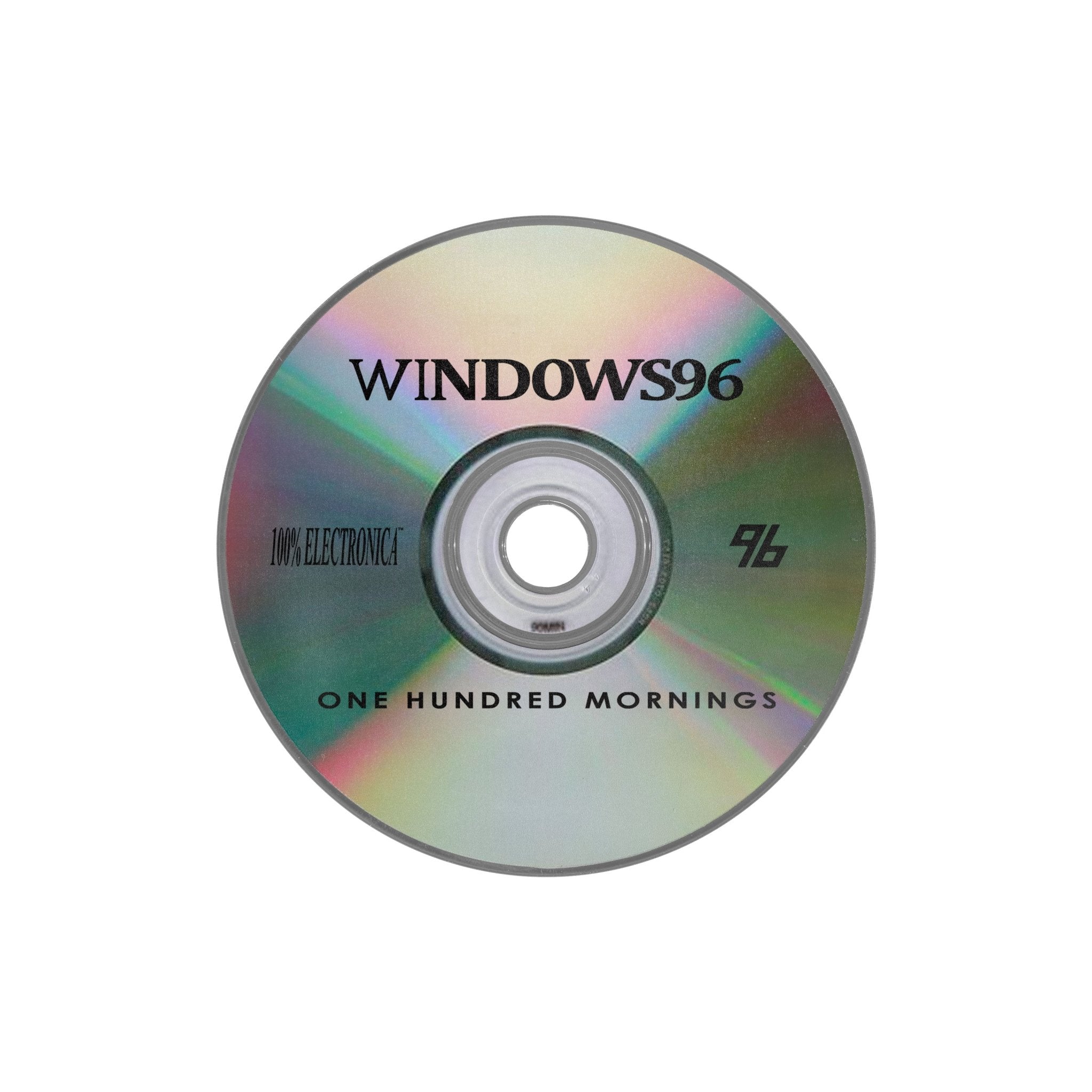 Windows 96 - One Hundred Mornings CD - 100% Electronica Official Store (Photo 2)